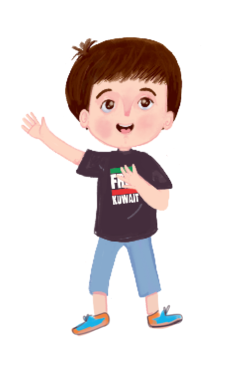 A young boy wearing a black shirt and blue jeans.

Description generated by AI